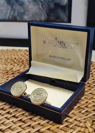 Колекційні вінтажні запонки від преміального бренду burberrys of london