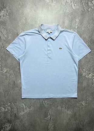 Vintage винтажная футболка поло lacoste лакоста big logo old money олд мани size xl размер хл