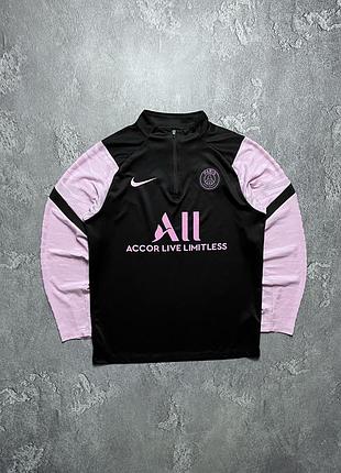 Vintage винтажный лонгслив nike psg найк псж big swoosh logo биг свуш лого size m размер м