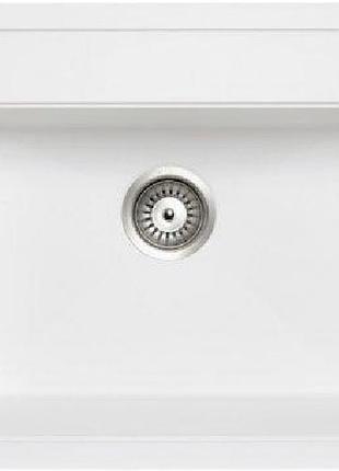 Кухонна мийка fabiano quadro 56x51 alpine white 8221.301.0545