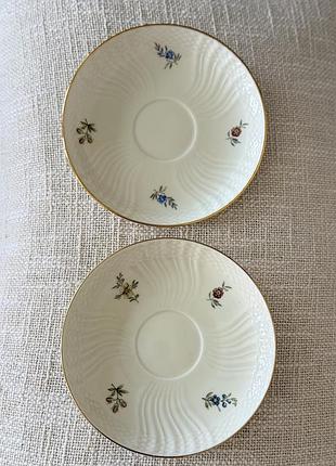 Блюдця royal copenhagen серії frijsenborg (данія)