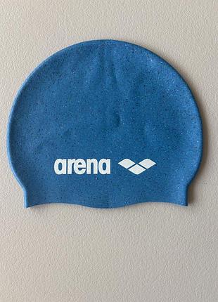 Шапочка для плавання дитяча, arena classic silicone, синя