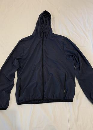 Оригінальна чоловіча вітрівка calvin klein latitude hooded full zip windbreaker.