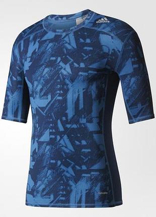 [s] мужская футболка adidas techfit compression