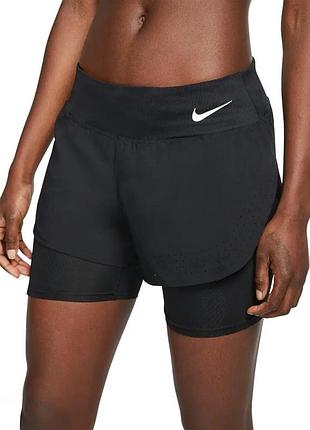 Класні спортивні шорти велосипедки 2в1 nike оригінал