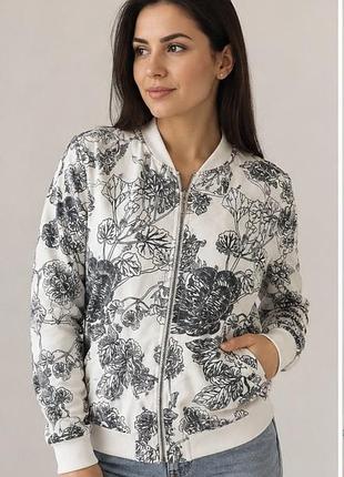 🌿 женский бомбер vero moda в цветочный принт