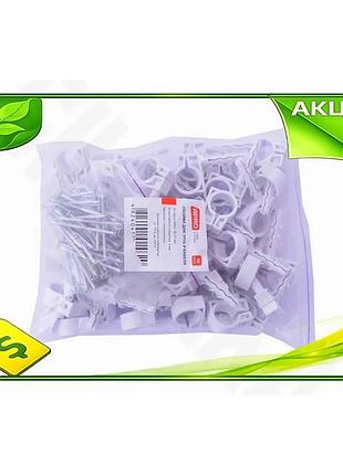 Ve обойма для труб і new version кабелю apro 20 x 22 мм 50 шт n6w_ver