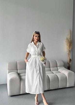 Сукня з прошви+підклад батіст 42-44, 46-48, 50-52, 52-54 розмір
