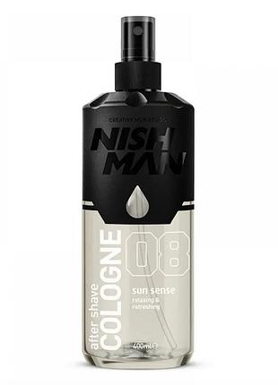 Одеколон после бритья nishman sun sense cologne no.8 400 мл