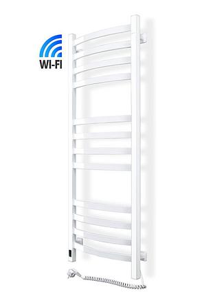 Полотенцесушитель электрический navin avalon 480х1200 sensor с wi-fi правый, белый