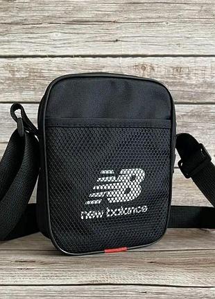 Барсетка месенджер new balance з сіткою, чоловіча сумка nb