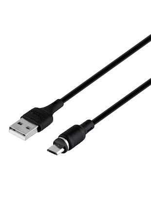 Кабель usb hoco x52 sereno magnetic usb – micro usb 1m чорний