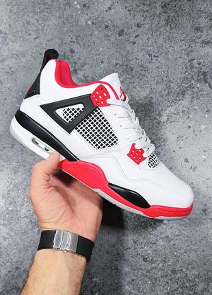 Чоловічі кросівки nike air jordan 4 retro, чоловічі кросівки під джинси, молодіжні чоловічі кросівки найк джордан 43
