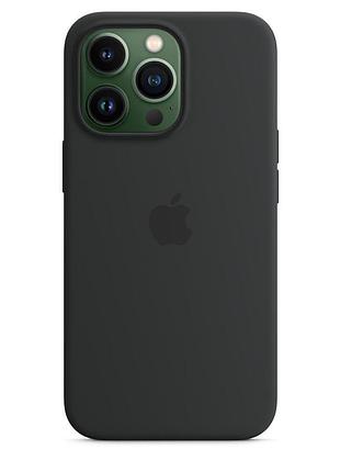 Чохол силіконовий magsafe протиударний для iphone 13 pro чорний