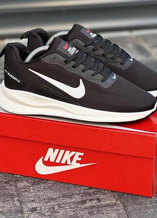 Мужские кроссовки найк зум nike zoom x black white черный белый 40