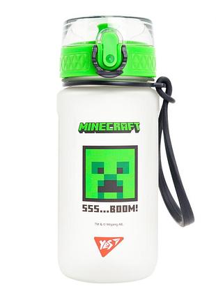 Бутылка yes для воды minecraft.boom 500 мл софт тач (708320)