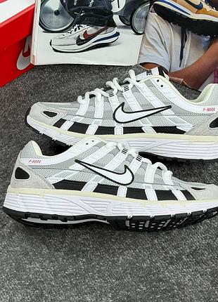 Nike p-6000 summit white grey
