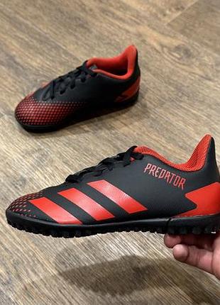 Детские сороконожки adidas predator 20.4, размер 30