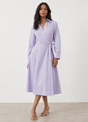 Diane von furstenberg коттоновое платье миди