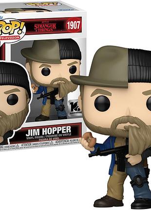 Фігурка funko pop фанко поп stranger things очень странные дела jim hopper split 1907 джим гоппер 10th anniversary figure