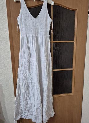 Легкое длинное платье пляжное платье