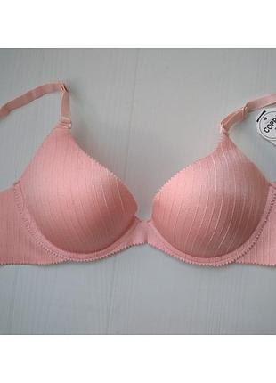 Бюстгальтер miss luna безшовний push up рука адама 8506 80b, персиковий