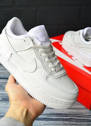 Nike air force 1 shadow жіночі кросівки білі/чорні 37 (23,5 см)