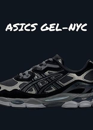 Asics gel-nyc black metallic grey