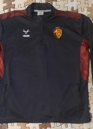 Чоловіча спортивна флісова олімпійка oxen rgc rugby 2xl кофта на блискавці ідеальний стан