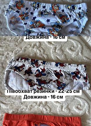 Набір трусиків, набір сліпів для хлопчика