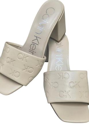 Босоніжки мюлі calvin klein elora 2 оригінал р. 37.5 (24.5 см)