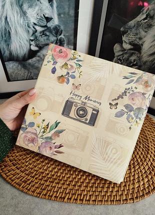 Фотоальбом tallon vintage cream «happy memories» на 200 фото (10х15 см)