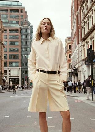 Шорти бермуди з ременем zara - m, l