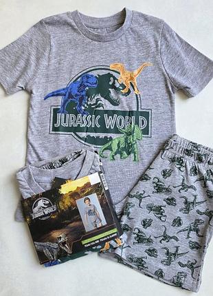 Дитяча піжама літня jurassic world 122-128 см для хлопчиків