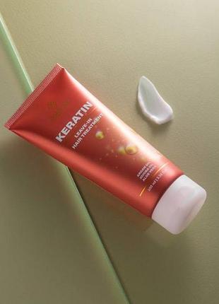 Несмывающий кондиционер для волос bogenia keratin leave-in hair treatment 100 мл