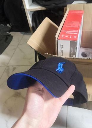 Кепка мужская черная ralph lauren, капка на лето