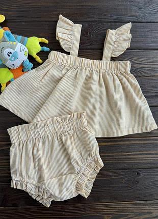 Літній костюм для дівчинки shein