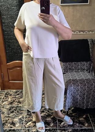 Новые брюки кюлоты zara