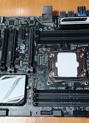 Топовая материнская плата asus x99-a (s2011-3, intel x99, pci-ex16)