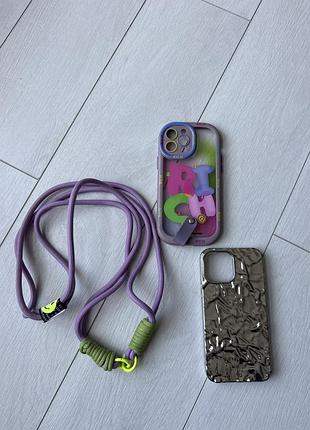 Продам чохол на телефон iphone 13 pro max з шнурком