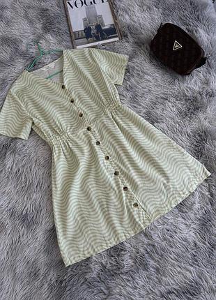 Натуральна коротка сукня h&m