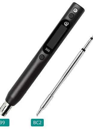 Портативний паяльник sequre s99 100w bc2 black