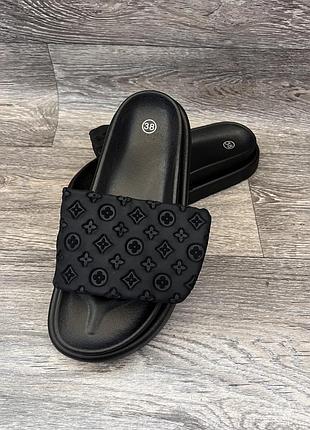 Жіночі шльопанці на лепучці fashion
