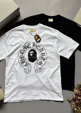 Футболка bape x chrome hearts