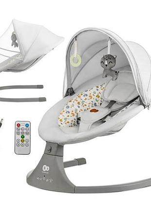 Кресло-качалка kinderkraft lumi 2 светло-серый (kblumi02lgr0000)