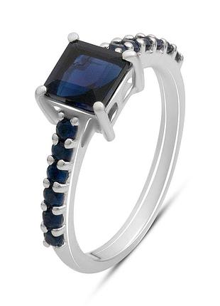 Срібне кільце proba із сапфіром nano 1.413ct, вага виробу 2,44 г (2195061) 17 розмір