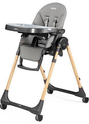 Стульчик для кормления peg-perego prima pappa follow me премиум серый (ih01000002bl73)
