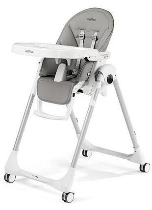 Стульчик для кормления peg-perego prima pappa follow me серый (ih01000000bl73)