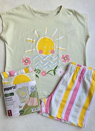 Дитяча піжама літня pepperts! 122-128 см для дівчаток
