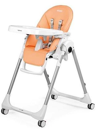 Стульчик для кормления peg-perego prima pappa follow me персиковый (ih01000000bl68)
